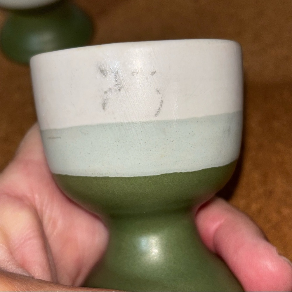 Mushroom Design Egg Cups Set of Three - Picture 4 of 4